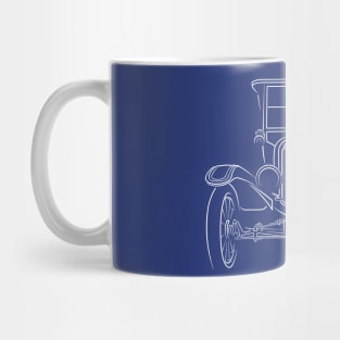 1925 Ford Model T - front stencil, white Mug